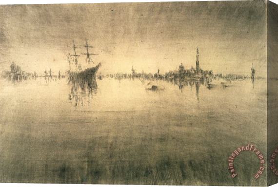 James Abbott McNeill Whistler Nocturne Stretched Canvas Painting / Canvas Art