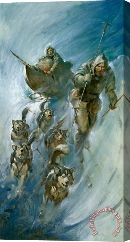 James Edwin McConnell Nansen Conqueror of the Arctic Ice Stretched Canvas Painting / Canvas Art
