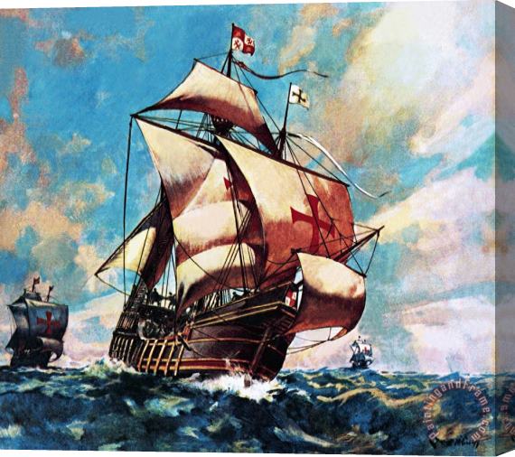 James Edwin McConnell The Santa Maria Stretched Canvas Painting / Canvas Art