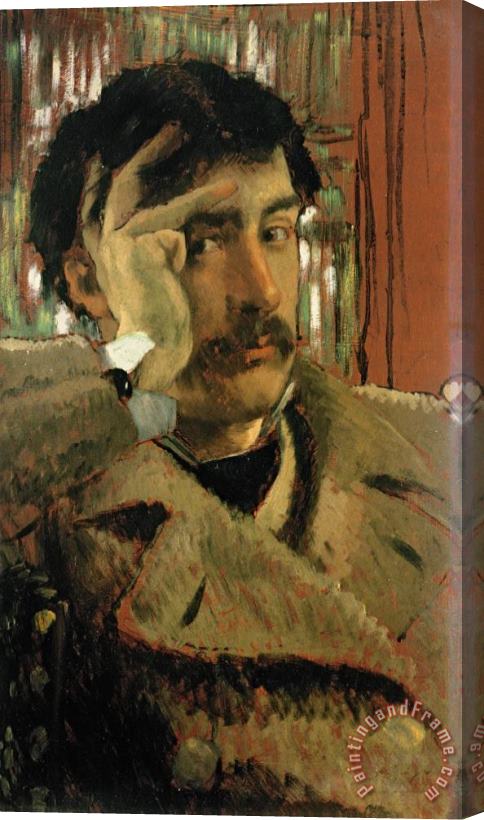 James Jacques Joseph Tissot Self Portrait Stretched Canvas Print / Canvas Art