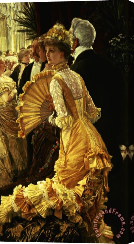James Jacques Joseph Tissot The Ball Stretched Canvas Painting / Canvas Art