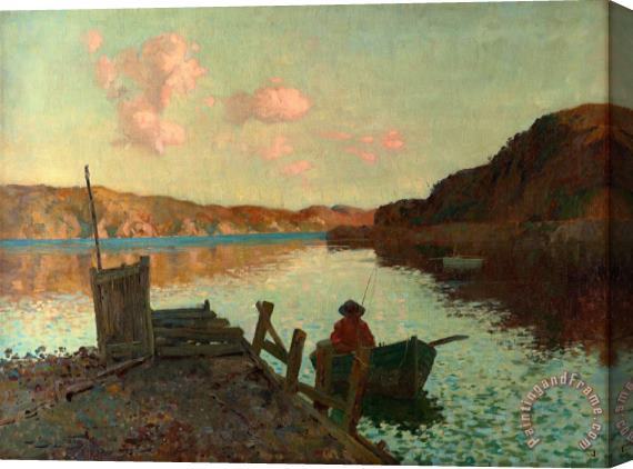 James M. Nairn Evans Bay Stretched Canvas Print / Canvas Art
