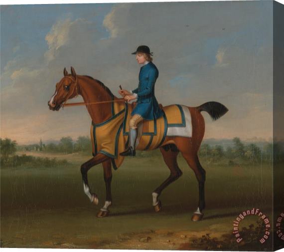 James Seymour A Bay Racehorse with Jockey Up Stretched Canvas Painting / Canvas Art