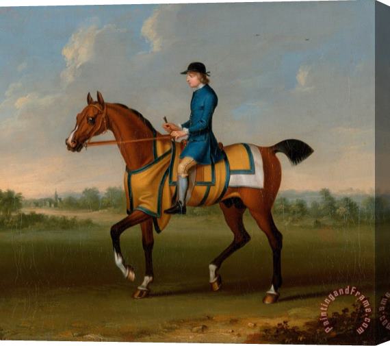 James Seymour A Bay Racehorse with Jockey Up Stretched Canvas Painting / Canvas Art