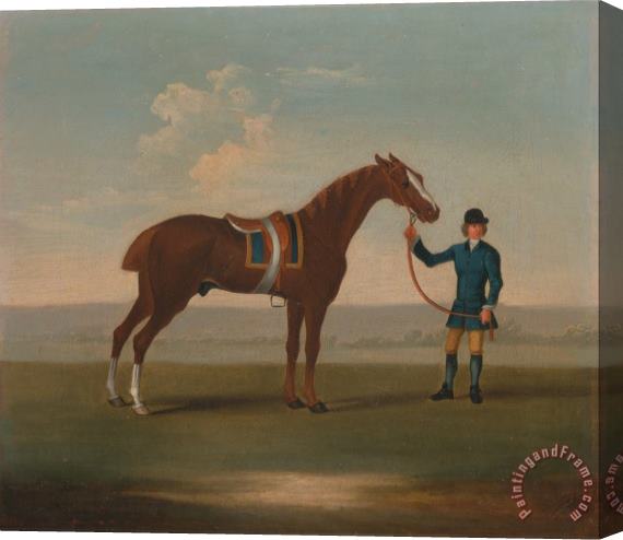 James Seymour One of Four Portraits of Horses a Chestnut Horse Stretched Canvas Painting / Canvas Art