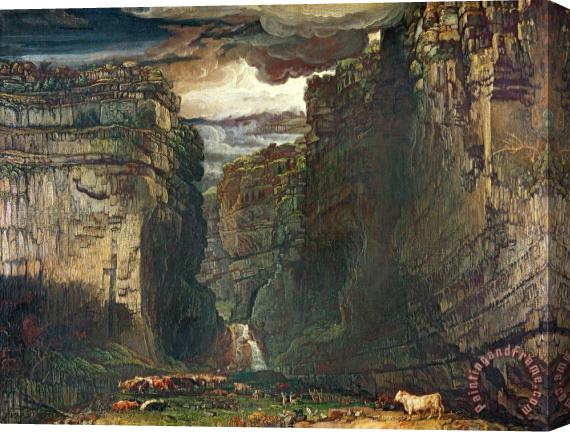 James Ward Gordale Scar Stretched Canvas Painting / Canvas Art