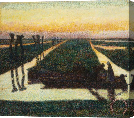 Jan Theodore Toorop Broek in Waterland Stretched Canvas Painting / Canvas Art