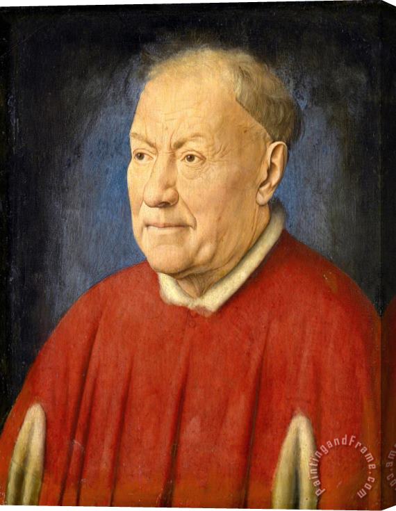 Jan van Eyck Cardinal Niccolo Albergati Stretched Canvas Print / Canvas Art