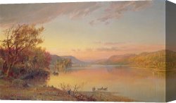 Bellano on Lake Como Canvas Prints - Lake George - NY by Jasper Francis Cropsey