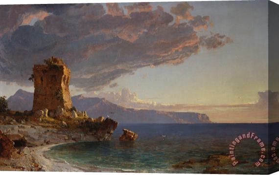 Jasper Francis Cropsey The Isle of Capri Stretched Canvas Painting / Canvas Art