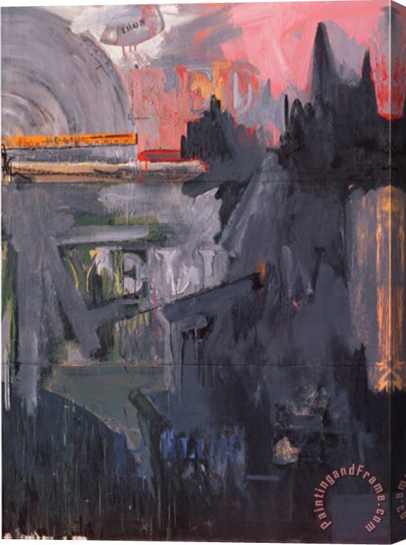 jasper johns Passage C 1962 Stretched Canvas Painting / Canvas Art