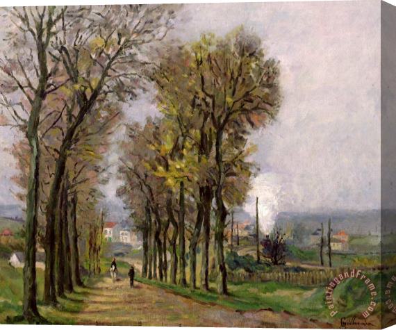 Jean Baptiste Armand Guillaumin Landscape In The Ile De France Stretched Canvas Print / Canvas Art