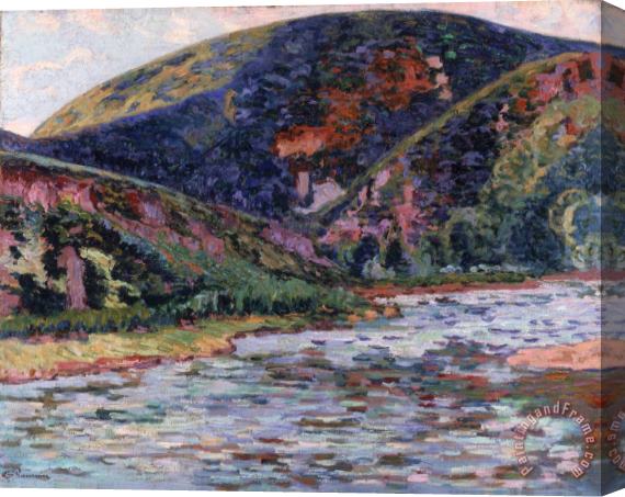 Jean Baptiste Armand Guillaumin The Creuse In Summertime Stretched Canvas Print / Canvas Art