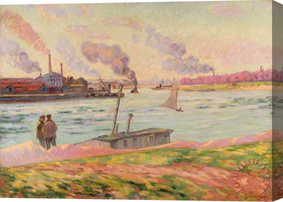 Jean Baptiste Armand Guillaumin The Pointe D'ivry Stretched Canvas Print / Canvas Art