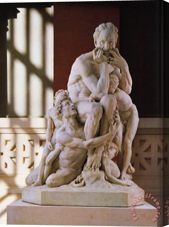 Jean Baptiste Carpeaux Ugolino And His Sons Stretched Canvas Painting / Canvas Art