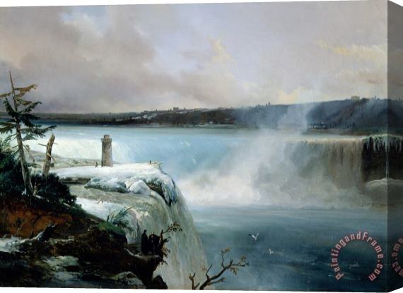 Jean Charles Joseph Remond Niagara Falls Stretched Canvas Painting / Canvas Art