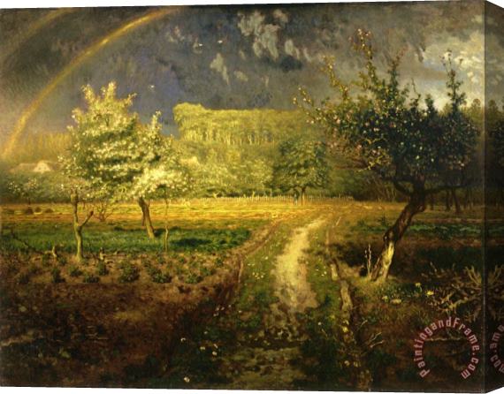 Jean-Francois Millet Spring Stretched Canvas Painting / Canvas Art