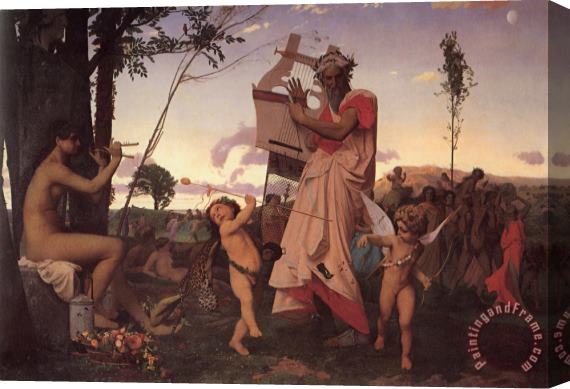 Jean Leon Gerome Bacchus And Cupid Stretched Canvas Painting / Canvas Art