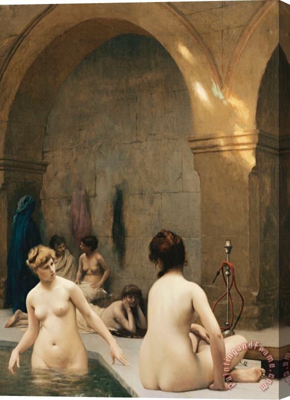 Jean Leon Gerome The Bathers Stretched Canvas Painting / Canvas Art