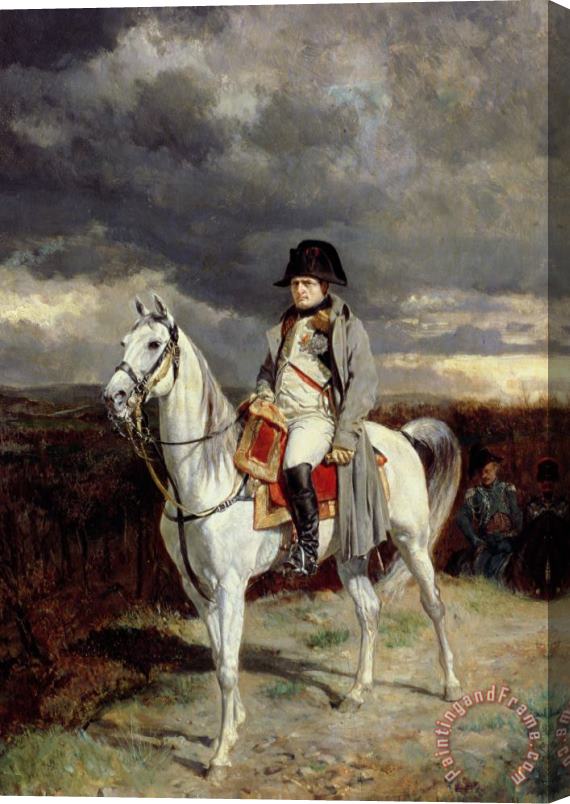 Jean-Louis Ernest Meissonier Napoleon Bonaparte Stretched Canvas Painting / Canvas Art
