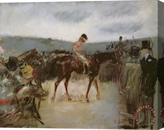Jean Louis Forain At The Races Stretched Canvas Print / Canvas Art