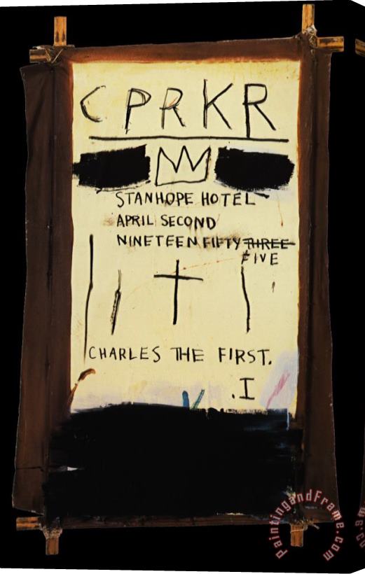 Jean-michel Basquiat Cprkr Stretched Canvas Painting / Canvas Art