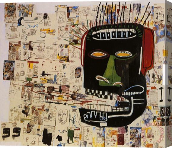 Jean-michel Basquiat Glenn Stretched Canvas Painting / Canvas Art
