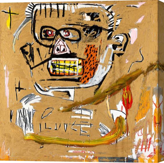 Jean-michel Basquiat Il Duce, 1982 Stretched Canvas Print / Canvas Art
