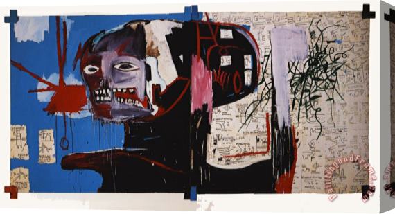 Jean-michel Basquiat La Colomba Stretched Canvas Painting / Canvas Art