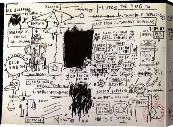 Jean-michel Basquiat Replicas Stretched Canvas Painting / Canvas Art