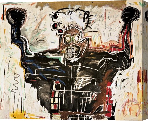 Jean-michel Basquiat Untitled (boxer), 1982 Stretched Canvas Print / Canvas Art