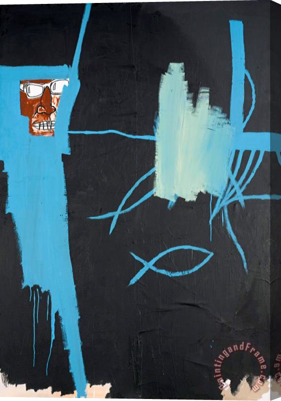 Jean-michel Basquiat Untitled Stretched Canvas Painting / Canvas Art