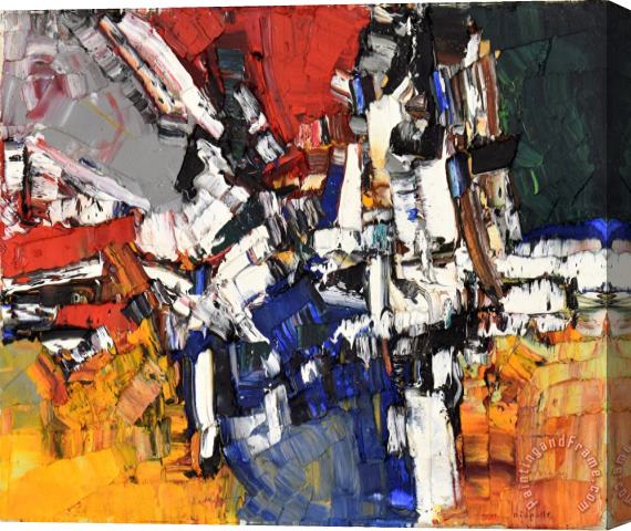 Jean-paul Riopelle Joute, 1956 Stretched Canvas Print / Canvas Art