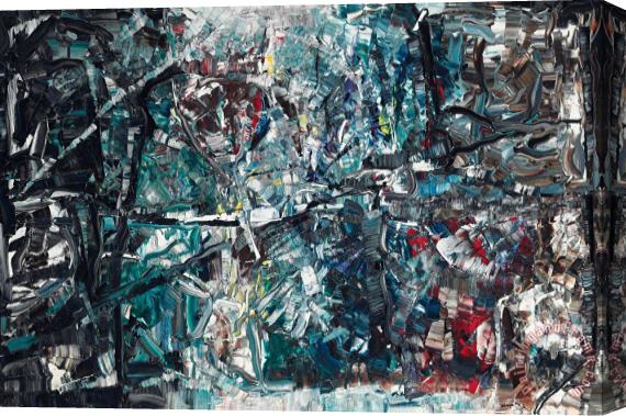 Jean-paul Riopelle St. Paul, 1966 Stretched Canvas Print / Canvas Art