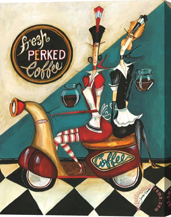 Jennifer Garant Fresh Perked Stretched Canvas Painting / Canvas Art