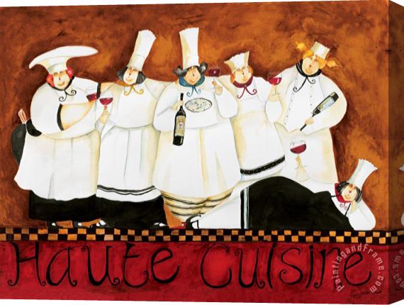 Jennifer Garant Haute Cuisine Stretched Canvas Print / Canvas Art