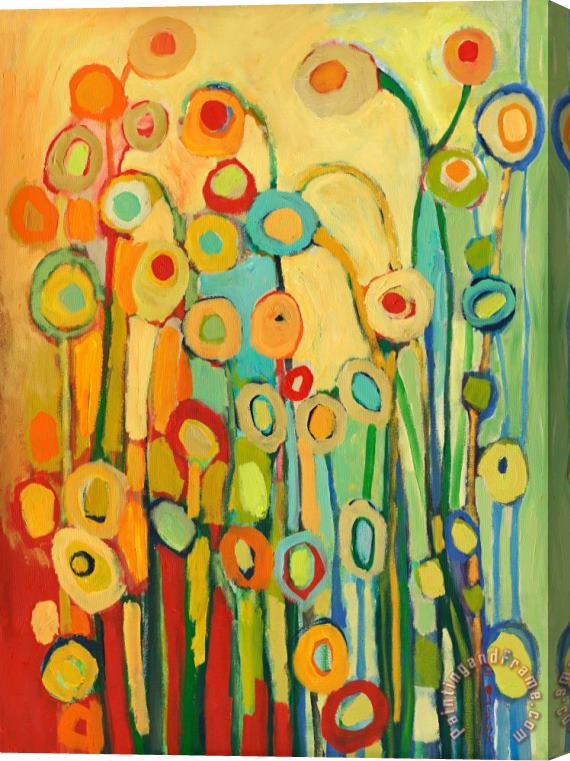 Jennifer Lommers Dance of the Flower Pods Stretched Canvas Print / Canvas Art