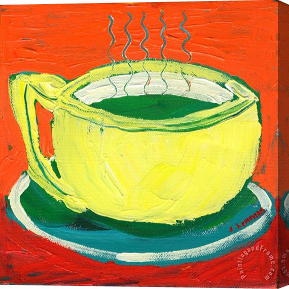 Jennifer Lommers Green Tea Stretched Canvas Print / Canvas Art