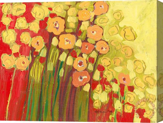 Jennifer Lommers Meadow in Bloom Stretched Canvas Painting / Canvas Art