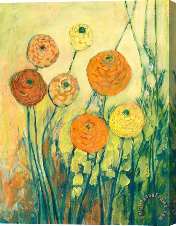 Jennifer Lommers Sunrise in Bloom Stretched Canvas Painting / Canvas Art