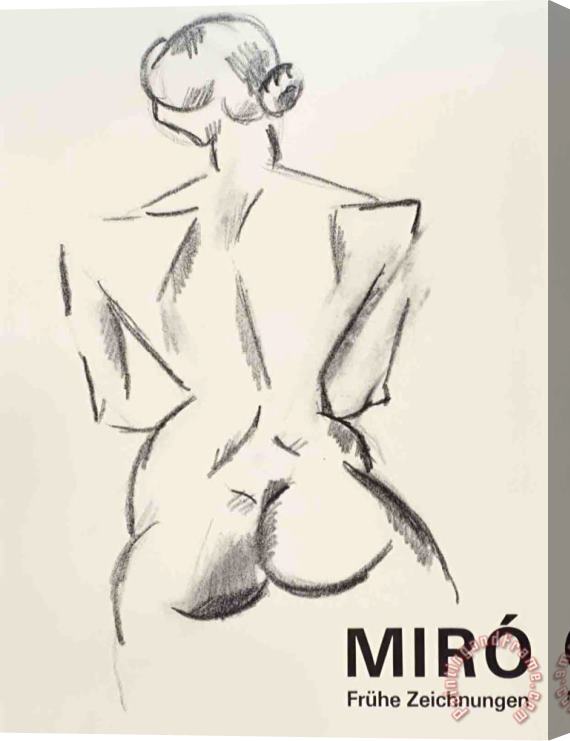 Joan Miro Early Drawings Stretched Canvas Print / Canvas Art