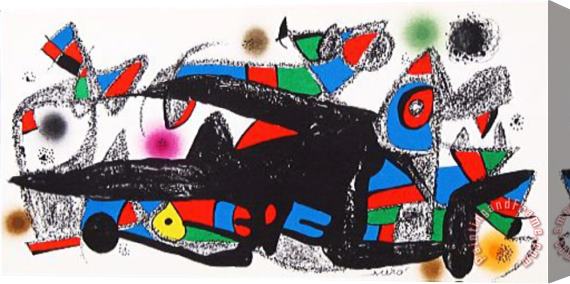 Joan Miro Escultor Denmark Stretched Canvas Print / Canvas Art