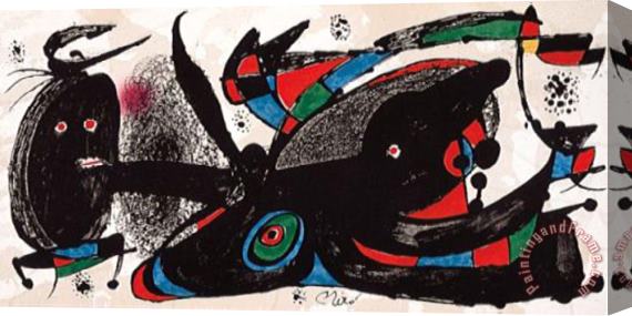 Joan Miro Escultor Great Britain Stretched Canvas Print / Canvas Art