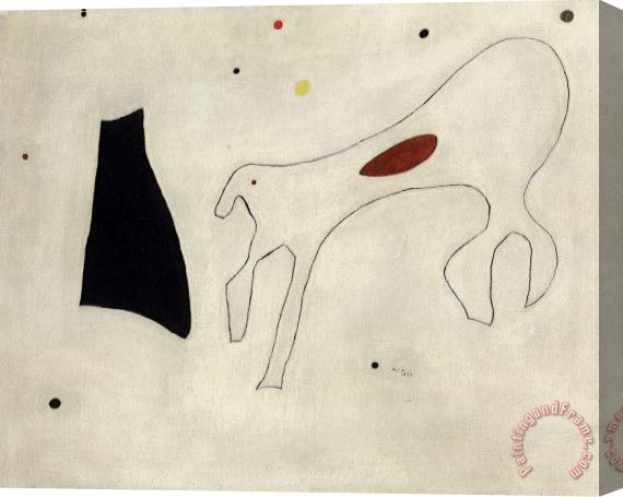 Joan Miro Peinture (le Chien), 1927 Stretched Canvas Painting / Canvas Art