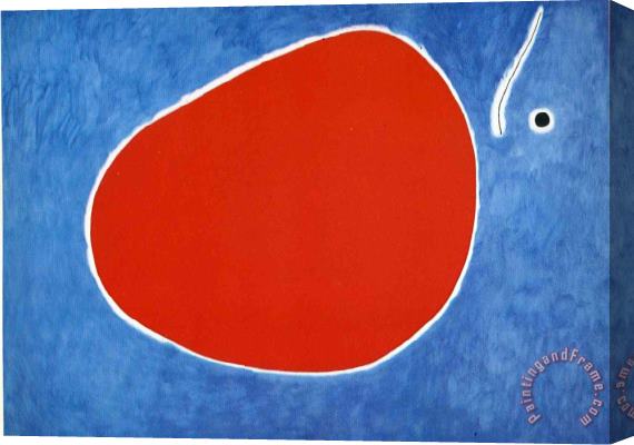 Joan Miro The Flight of The Dragonfly in Front of The Sun Stretched Canvas Painting / Canvas Art