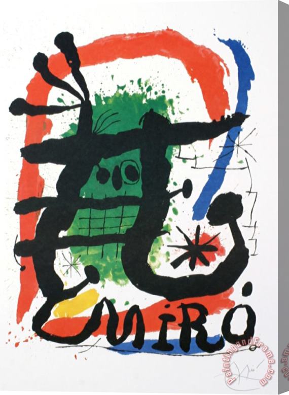 Joan Miro Xxieme Siecle 20th Century Stretched Canvas Print / Canvas Art