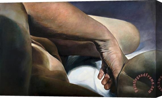Joan Semmel Corner Elbow Stretched Canvas Painting / Canvas Art