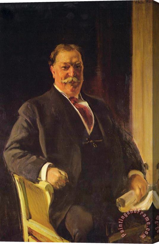Joaquin Sorolla y Bastida Portrait of Mr. Taft, President of The United States Stretched Canvas Painting / Canvas Art