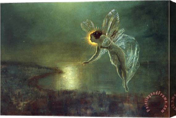 John Atkinson Grimshaw Spirit of The Night 1879 Stretched Canvas Painting / Canvas Art