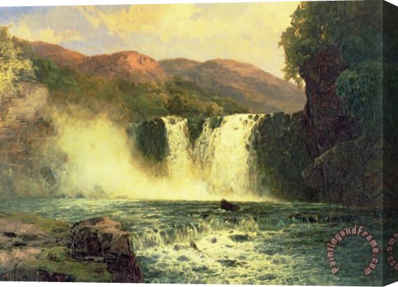 John Brandon Smith The Waterfall Stretched Canvas Print / Canvas Art